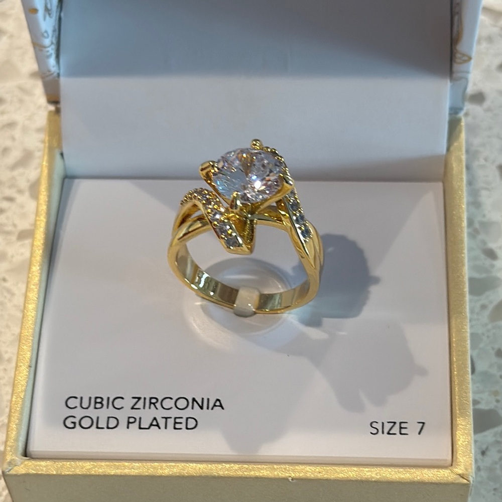Charter Club Gold Om Symbol Ring